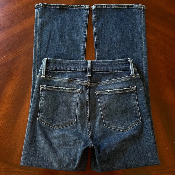 Frame Le Crop Mini Boot Jeans in Somerset - Picture 7 of 11